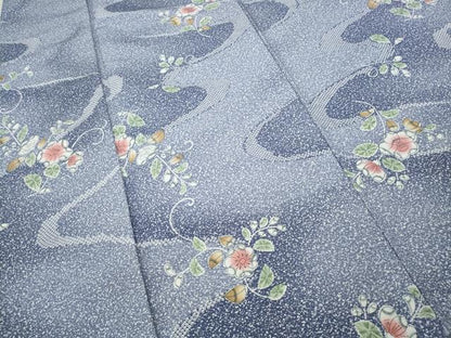 平和屋着物▽小紋　単衣　辻が花　洗える着物　CAAW2805ut