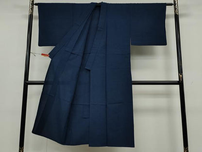 平和屋着物▽男性 本塩沢 単衣 霞文 正絹 逸品 CAAW2815ut