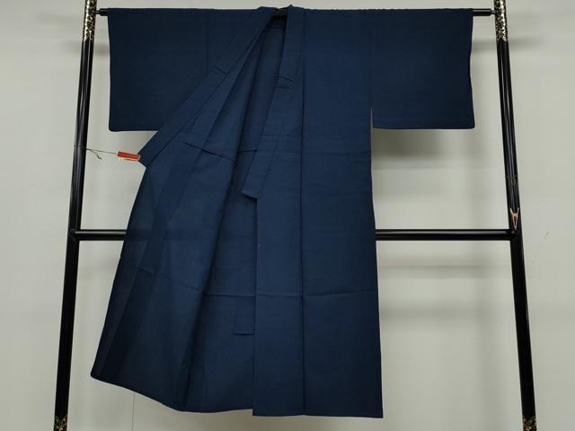 平和屋着物▽男性 本塩沢 単衣 霞文 正絹 逸品 CAAW2815ut