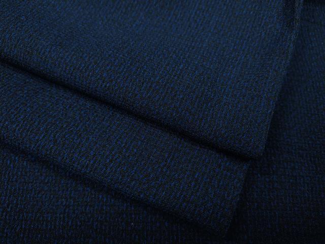 平和屋着物▽男性 本塩沢 単衣 霞文 正絹 逸品 CAAW2815ut