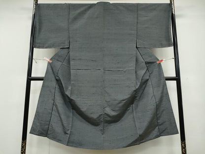 平和屋着物▽男性 紬 単衣 霞文 正絹 逸品 未使用 CAAW2816ut