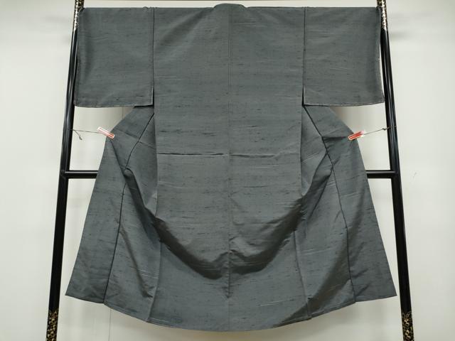 平和屋着物▽男性 紬 単衣 霞文 正絹 逸品 未使用 CAAW2816ut