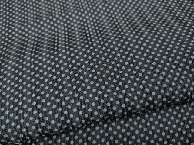 平和屋着物▽男性 江戸小紋 単衣 行儀 間道 正絹 逸品 CAAW2817ut