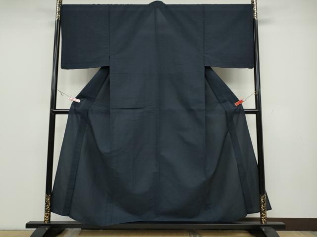 平和屋着物▽男性 お召 単衣 霞文 正絹 逸品 未使用 CAAW2824ut