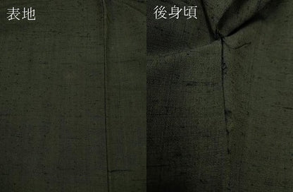 平和屋着物▽男性　紬　単衣　霞文　正絹　逸品　CAAW2825ut