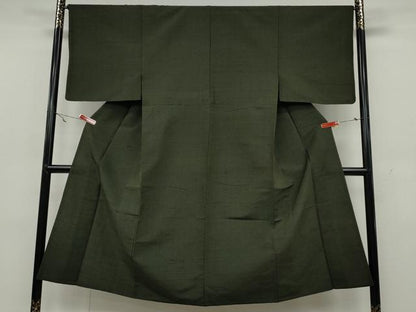 平和屋着物▽男性　紬　単衣　霞文　正絹　逸品　CAAW2825ut