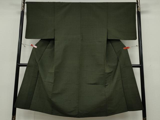 平和屋着物▽男性　紬　単衣　霞文　正絹　逸品　CAAW2825ut