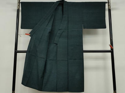 平和屋着物▽男性　紬　単衣　霞文　正絹　逸品　CAAW2827ut