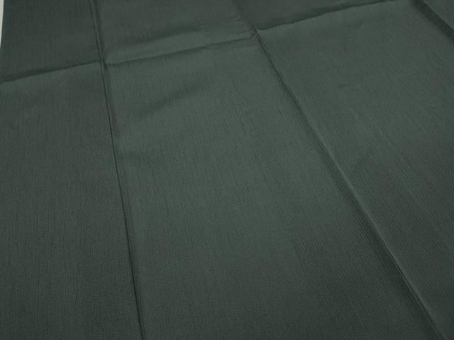 平和屋着物▽男性 お召 単衣 青鈍色 正絹 逸品 未使用 CAAW2829ut