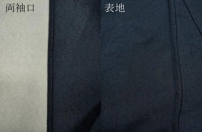平和屋着物▽男性 本場大島紬 薩摩結城 単衣 留紺色 正絹 逸品 CAAW2830ut