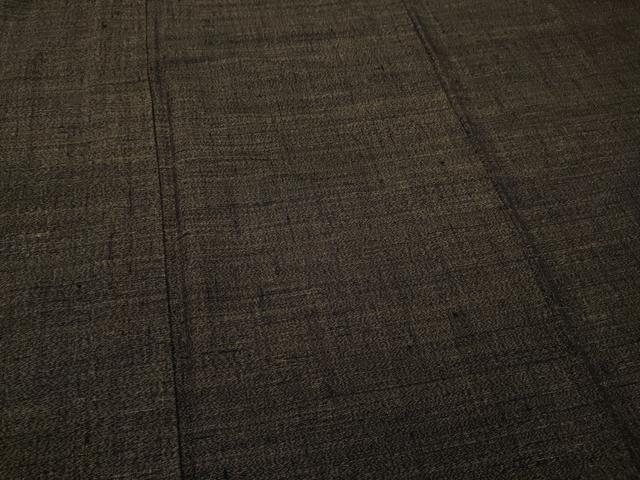 平和屋着物▽男性　結城紬　単衣　霞文　杢　正絹　逸品　CAAW2831ut