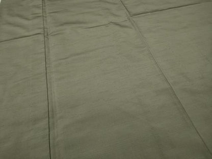 平和屋着物▽男性 紬 単衣 灰汁色 正絹 逸品 CAAW2832ut