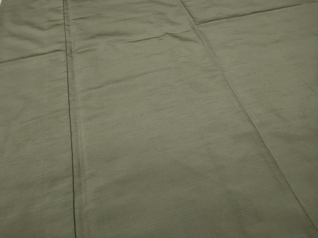 平和屋着物▽男性 紬 単衣 灰汁色 正絹 逸品 CAAW2832ut