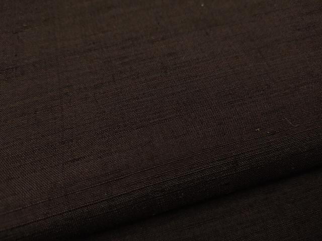平和屋着物▽男性 紬 単衣 赤墨色 正絹 逸品 CAAW2833ut