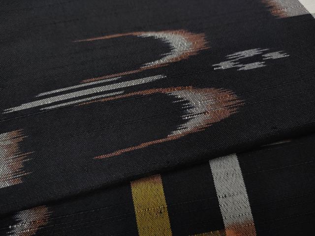 平和屋着物▽上質な紬 単衣 琉球絣 正絹 逸品 CAAW2839ut