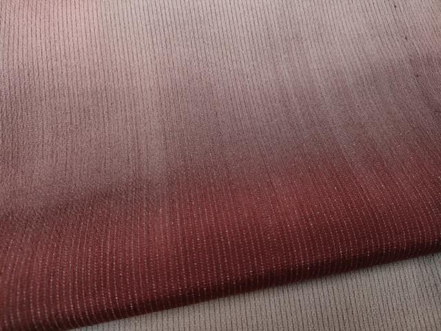 平和屋着物▽上質な小紋 単衣 霞文 銀通し地 正絹 逸品 CAAW2843ut