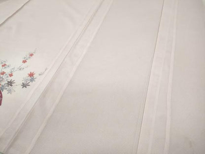 平和屋着物＊夏物 訪問着 絽 地紙花文 金彩 洗える着物 CAAW3066ut