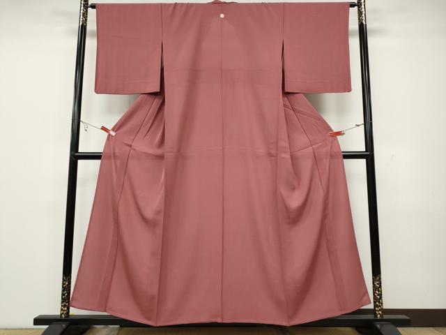 平和屋着物＊夏物 色無地 絽 長春色 正絹 逸品 CAAW3123ut
