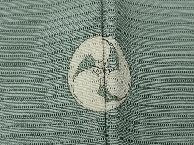 平和屋着物＊夏物 色無地 絽 錆青磁色 正絹 逸品 CAAW3126ut