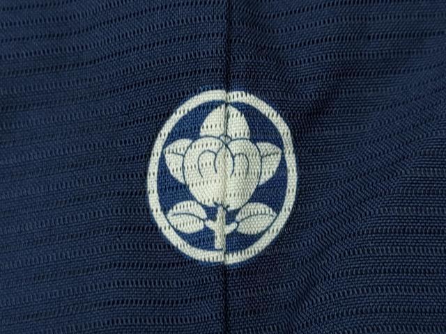 平和屋着物＊夏物 色無地 絽 濃藍色 正絹 逸品 CAAW3128ut