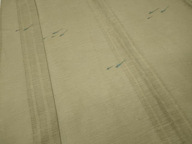 平和屋着物＊夏物 訪問着 絽 手描き メダカ CAAW3131ut