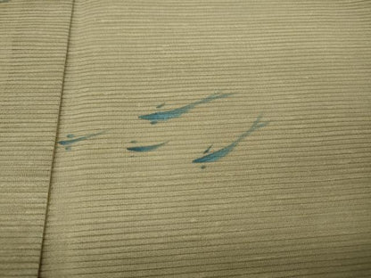 平和屋着物＊夏物 訪問着 絽 手描き メダカ CAAW3131ut