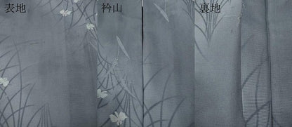 平和屋着物＊夏物 小紋 絽 草花文 暈し染め やまと誂製 洗える着物 CAAW3134ut