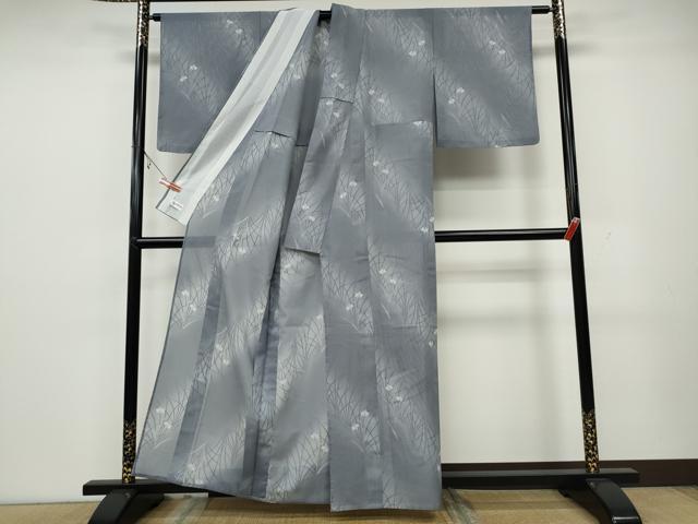 平和屋着物＊夏物 小紋 絽 草花文 暈し染め やまと誂製 洗える着物 CAAW3134ut