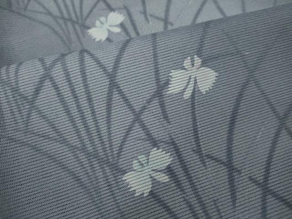 平和屋着物＊夏物 小紋 絽 草花文 暈し染め やまと誂製 洗える着物 CAAW3134ut