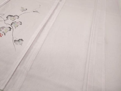 平和屋着物＊夏物 訪問着 絽 手描き 蔦の葉文 暈し染め 洗える着物 CAAW3143ut