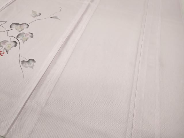 平和屋着物＊夏物 訪問着 絽 手描き 蔦の葉文 暈し染め 洗える着物 CAAW3143ut