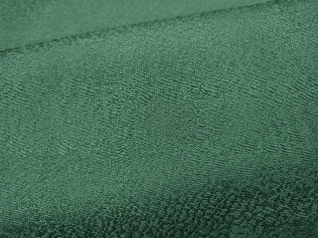 平和屋着物●上質な色無地　草花地紋　青磁色　正絹　逸品　未使用　CAAW3160ut