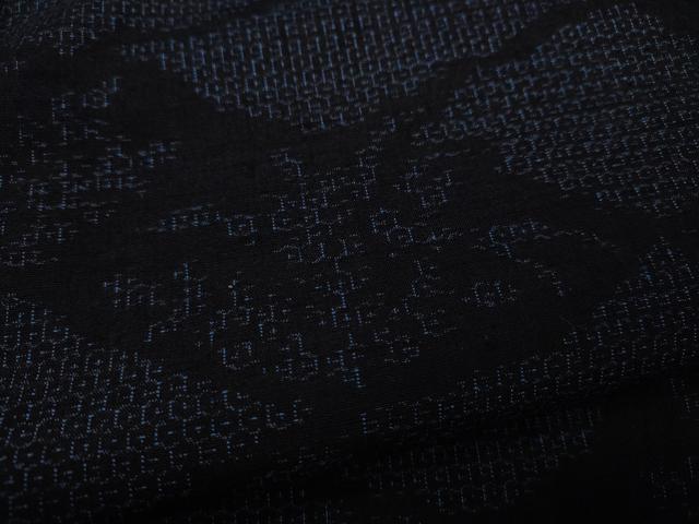 平和屋着物●結城紬　菱草木文　そごう百貨店扱い　正絹　逸品　CAAW3166ut