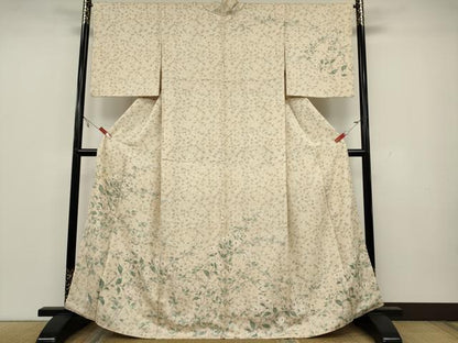 平和屋着物●訪問着 枝花文 金彩 正絹 逸品 CAAW3171ut