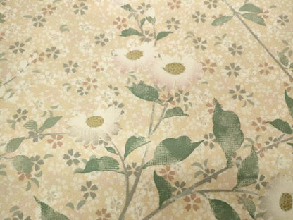 平和屋着物●訪問着 枝花文 金彩 正絹 逸品 CAAW3171ut