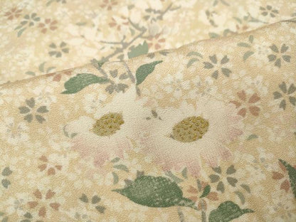 平和屋着物●訪問着 枝花文 金彩 正絹 逸品 CAAW3171ut