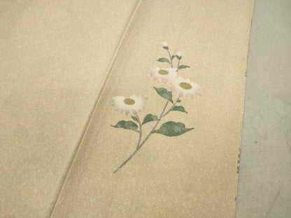 平和屋着物●訪問着 枝花文 金彩 正絹 逸品 CAAW3171ut