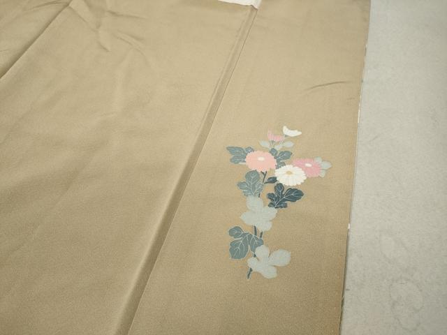 平和屋着物●訪問着 作家物 草花文 暈し染め 金銀彩 正絹 逸品 CAAW3188ut