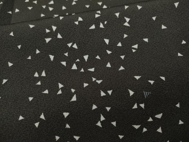 平和屋着物●上質な小紋 鱗文 正絹 逸品 CAAW3189ut