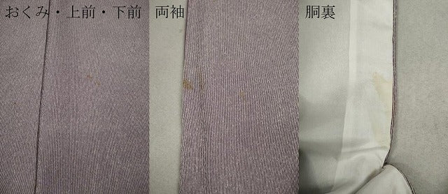 平和屋着物●江戸小紋 万筋 二藍色×牡丹鼠色 正絹 逸品 CAAW3196ut
