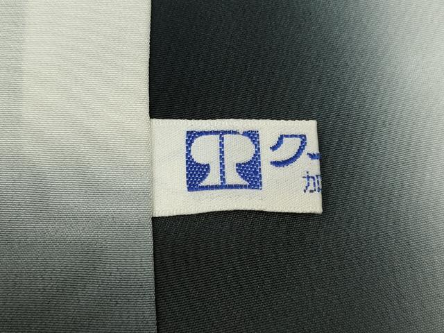 平和屋着物●上質な小紋 斜線文 黒地 正絹 逸品 CAAW3199ut