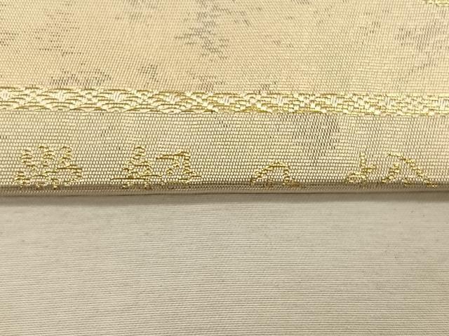 平和屋着物◎六通柄袋帯　常盤乃松　金糸　正絹　逸品　CAAW3259qv