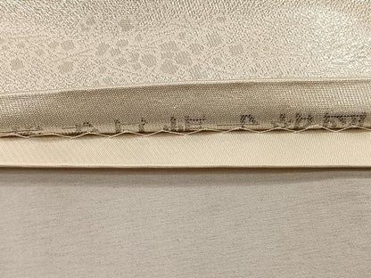 平和屋着物◎六通柄袋帯　唐織　薫香几帳式部図　銀糸　正絹　逸品　CAAW3316qv