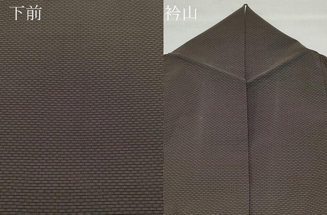 平和屋着物●上質なお召 吉祥文 正絹 逸品 CAAW3602vf