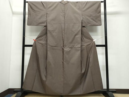 平和屋着物●上質なお召 吉祥文 正絹 逸品 CAAW3602vf