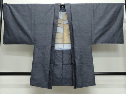 平和屋着物●男性 紬 アンサンブル 霞文 正絹 逸品 CAAW3606vf