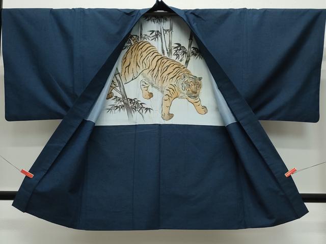 平和屋着物●男性 紬 アンサンブル 褐返色 正絹 逸品 CAAW3609vf