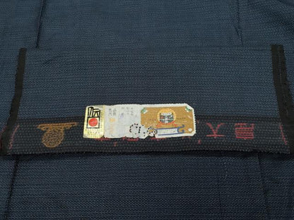 平和屋着物●男性　本場大島紬　100亀甲　総詰め　証紙付き　正絹　逸品　CAAW3611vf