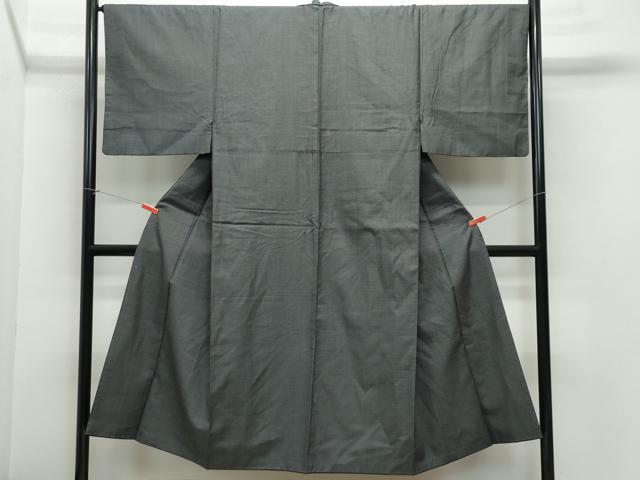平和屋着物●男性　紬　100亀甲　正絹　逸品　CAAW3666vf