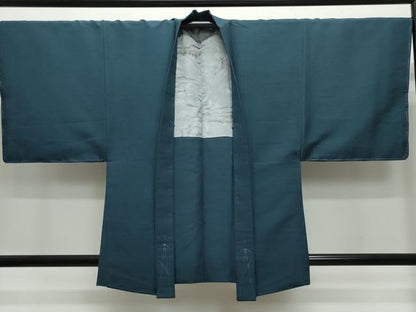 平和屋着物●男性 紬 アンサンブル 百入茶色 正絹 逸品 CAAW3672vf